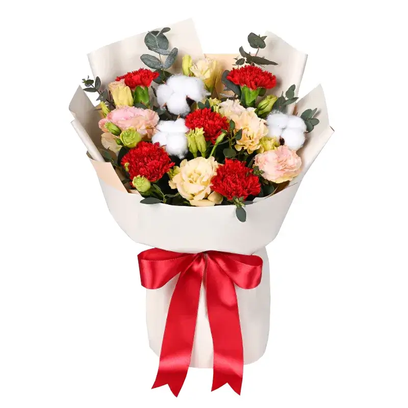 Букеты с хлопком