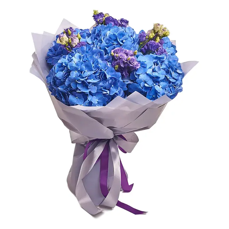 Синие букеты